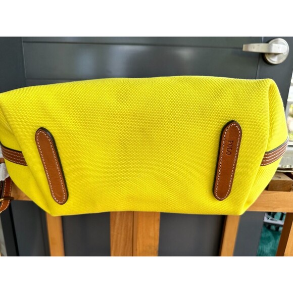 NWT $298 POLO RALPH LAUREN WOMEN'S BAG Canvas Bellport Medium Tote reversible ne - Picture 14 of 16